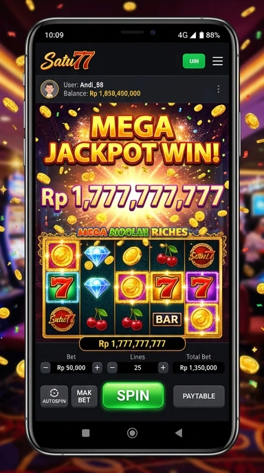 satu77 — cuplikan layar ringkas